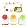 Amosfun Набор из 3 форм для рисовых шариков с персонажами из водорослей Bento Box Рельефная улыбка DIY Инструмент для суши с легкими кухонными принадлежностями для украшения Bento Вырубка,
