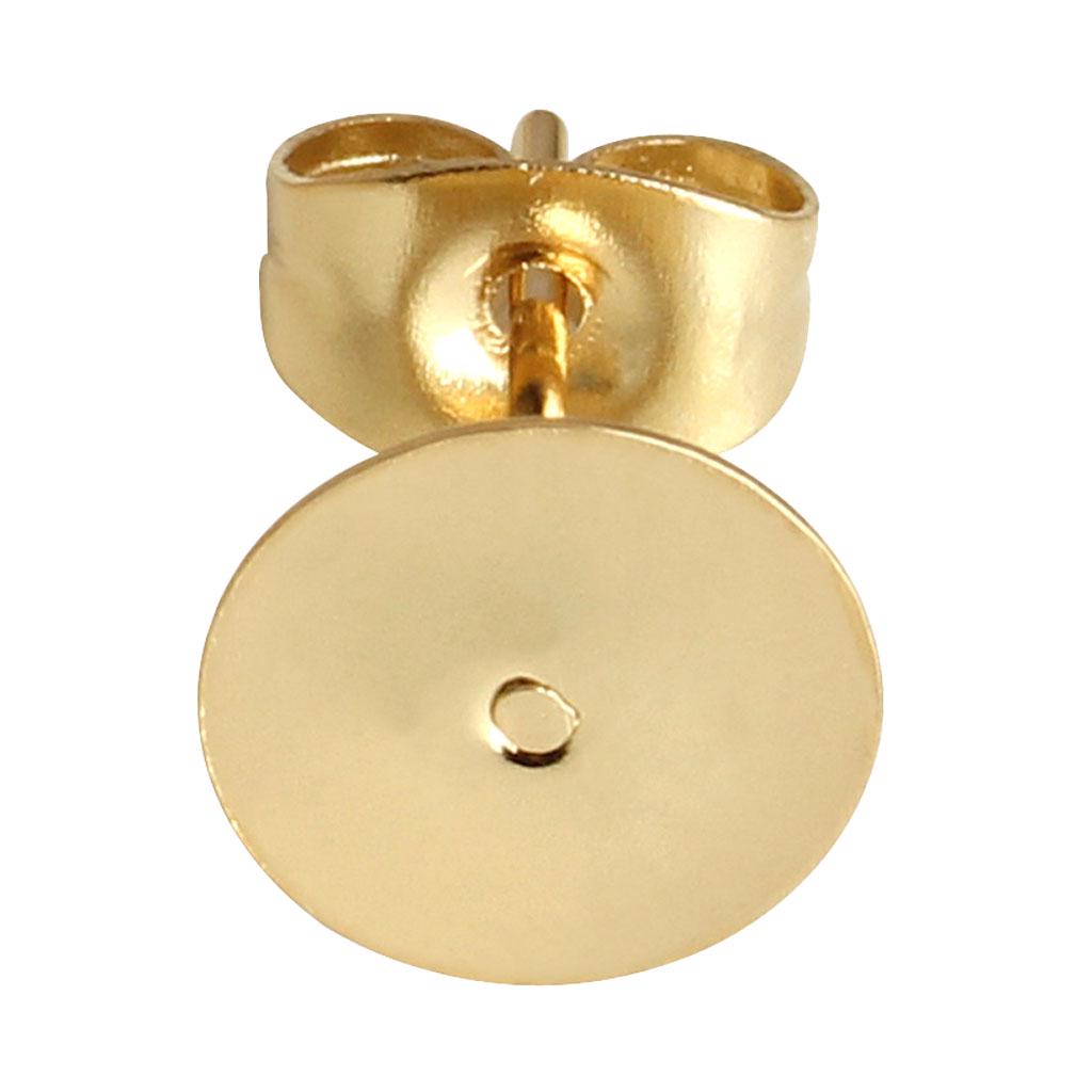 500 шт. 4 мм железных штифтов для сережек и задников для самостоятельной сборки ювелирных изделий