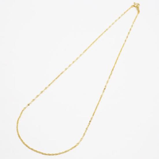 Ожерелье Walk Pure Gold K24 42 см с педальным винтом [Ювелирные изделия Shinsaibashi] 1,8 г