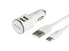 Зарядное устройство WAYME 12/24В 2x USB 3.4A + кабель со штекером USB-C