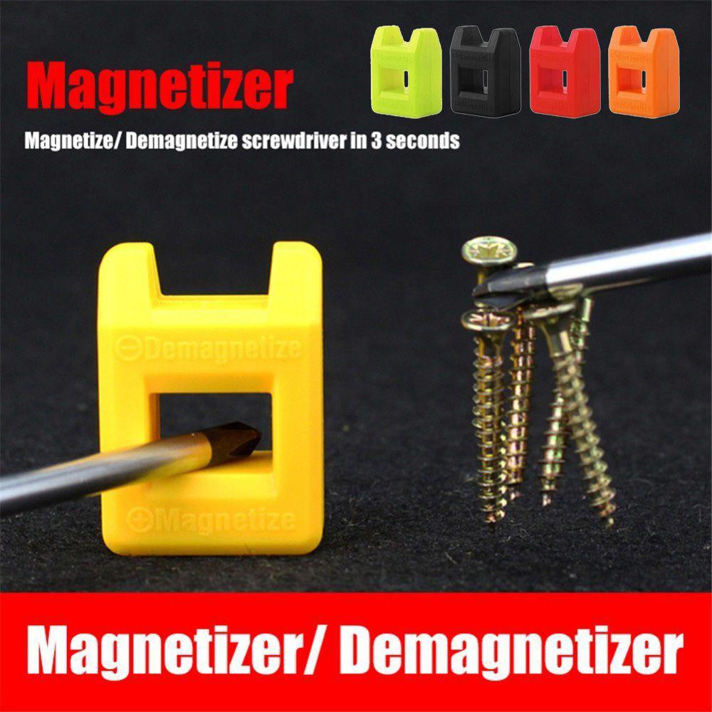 Mini 2 In 1 Universal Magnetic Screw Bit Drill Repair Tools Magnetizer Hand Tool Demagnetizer