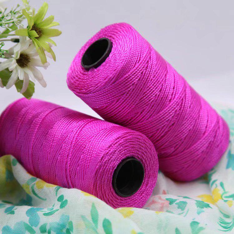 Ice Hemp Yarn: 3-Strand Hand-Woven Crochet DIY Kit