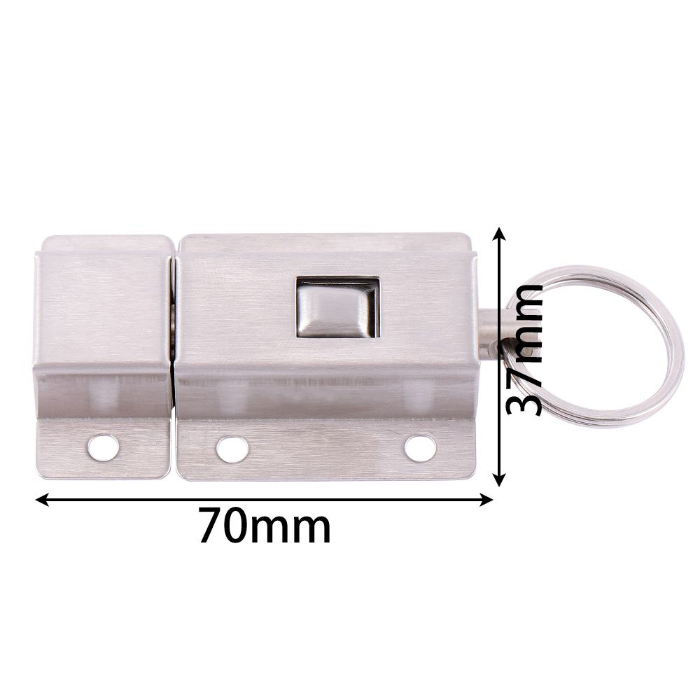 Stainless Steel Durable Door Home Improvement with Button Barrel Bolt Door Bolts Door Hardware Lock