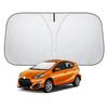 Windshield Sunshade for Toyota Aqua 2011 Sunshade with High Heat and UV Insulated and Includes Storage (10 Series), NHP10/NHP10H (December - Present)