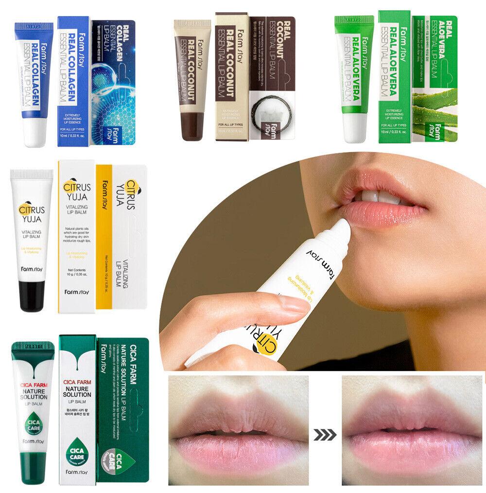 FARM STAY Real Coconut Essential Lip Balm 10g+ RANDOM GIFT