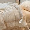 Cotton Bedding Four-piece Set Lace Quilt Cover Bed Sheet Pillowcase