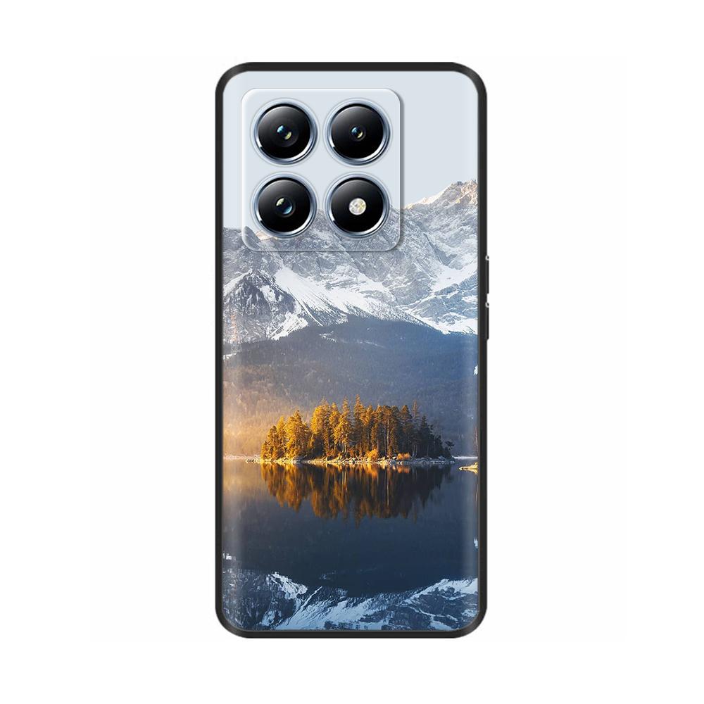 Для Xiaomi Mi 14T Pro Чехол Мягкий Жидкий Силикон Защита Задняя Крышка для Xiaomi 14T Pro Mi14T 5G Чехлы Расписные Мультяшные Фундас