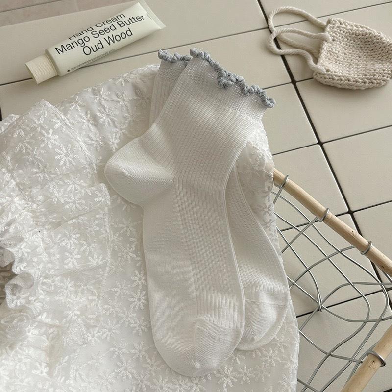 Thickened Warm Wool Socks For Women Cute Cartoon Sled Dog Mid-Leg Socks Cashmere Versatile Stack Socks