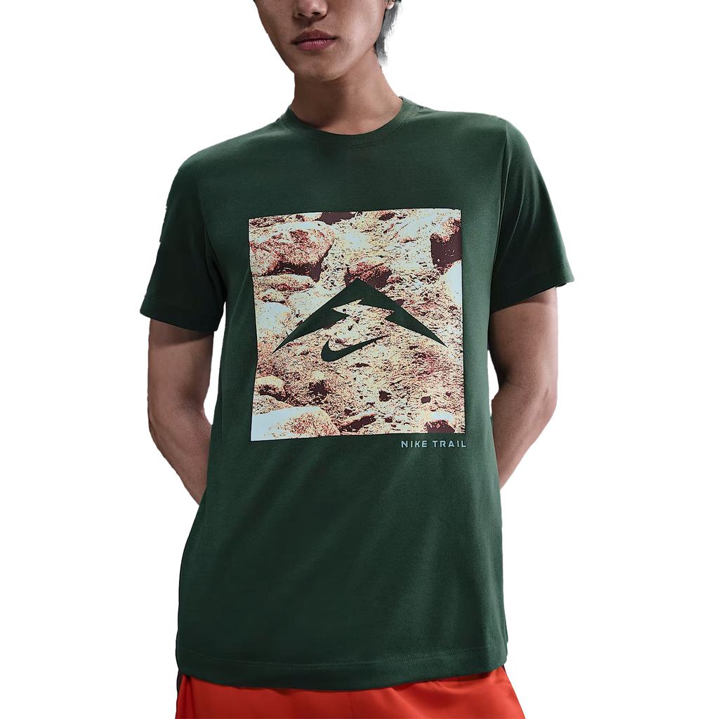 Nike Удобная быстросохнущая универсальная футболка с коротким рукавом Dri-Fit мужские топы HV4149-323