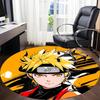 1pc Naruto Uzumaki Office Round Area Rug, Indoor Mat Suitable For Office,Bedroom Living Room Home Decor, Room Deco a0926099