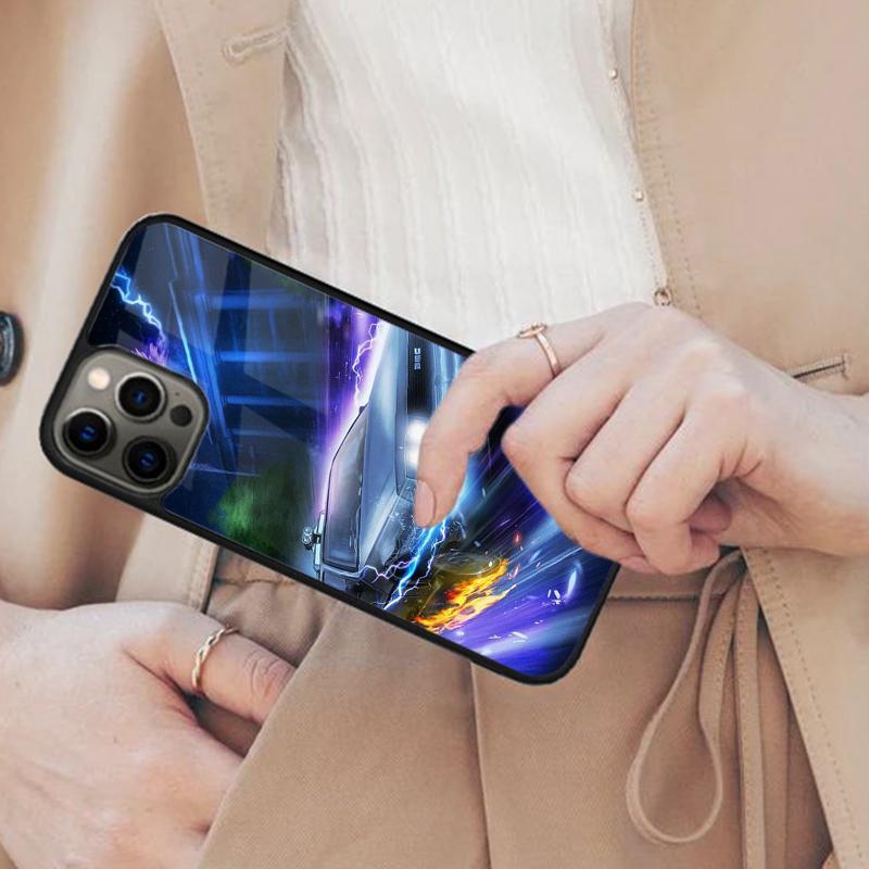 Назад в будущее Крутой магнитный чехол для телефона ДЛЯ APPLE iPhone 17 Air 16 14 13 12 Pro Max 15 Plus Беспроводная зарядка MagSafe Чехол