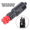 Portable Car Auto Cigarette Lighter Socket Male Plug Adapter With Insurance Tube