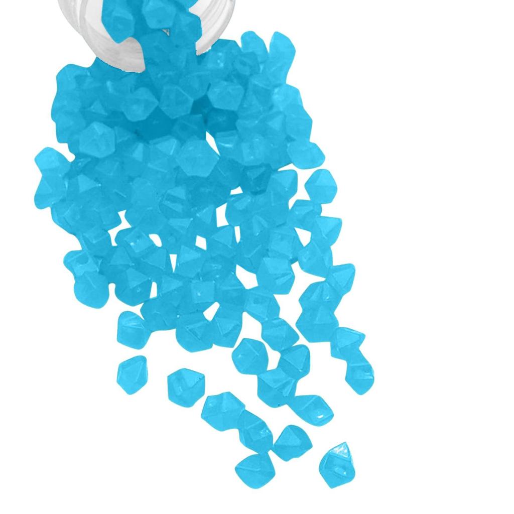 Упаковка из 100 цветных светящихся камней, ромбы, светящиеся камни, уличный декор, тротуар, сад, аквариум, бассейн