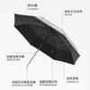 2025 Three-fold Eight-bone Manual Vinyl Umbrella Digital Silicone Handle Sun Protection and UV Protection
