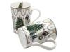Set of 2 Porcelain Mugs 330 Nutcracker and Christmas Tree