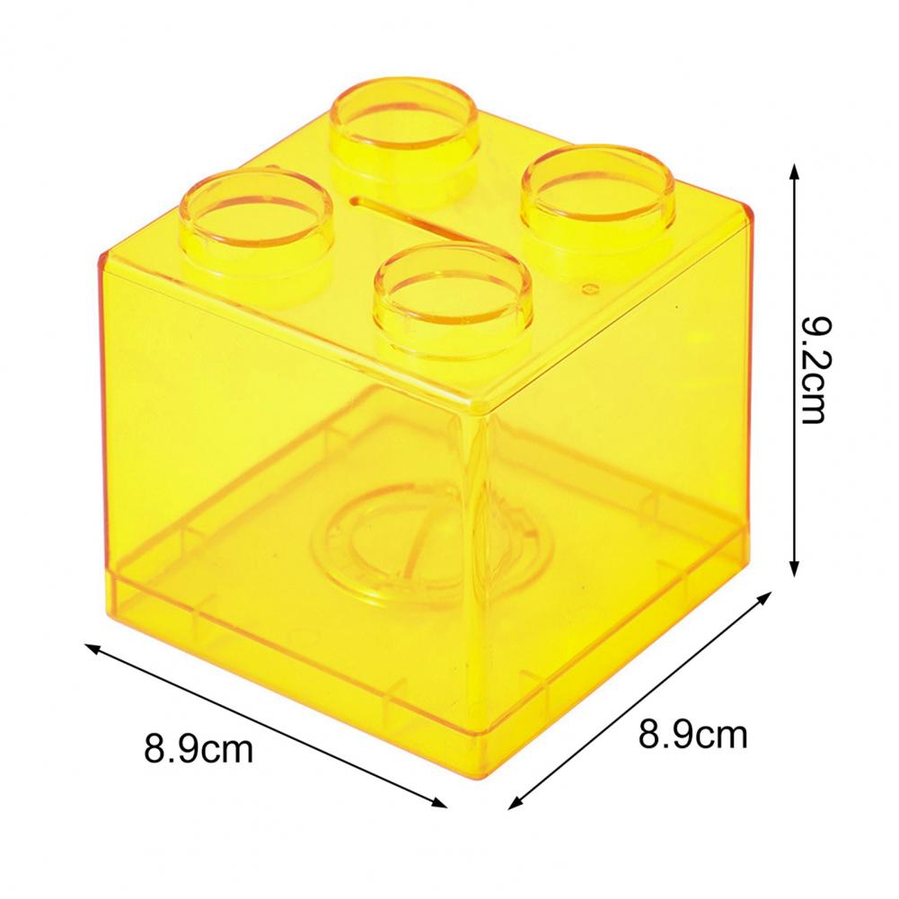 Копилка для монет, прозрачная, видимая, простая в использовании, детский конструктор, копилка для сбережений, декор детской комнаты для подарков