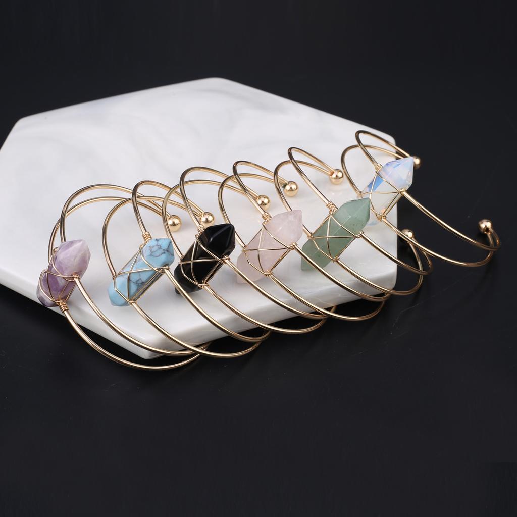 Women Bracelet Natural Stone Agates/Rose Quartz Adjustable Bracelet Charms For Women Romantic Birthday Gift Diameter 63 MM