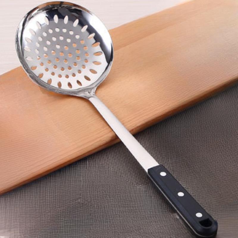 HANYANG Нержавеющая сталь Черный жемчуг Кухонные принадлежности Кухонная ложка Набор лопаток Кухонная утварь Нержавеющая сталь Дырявая ложка Ложка Шпатель