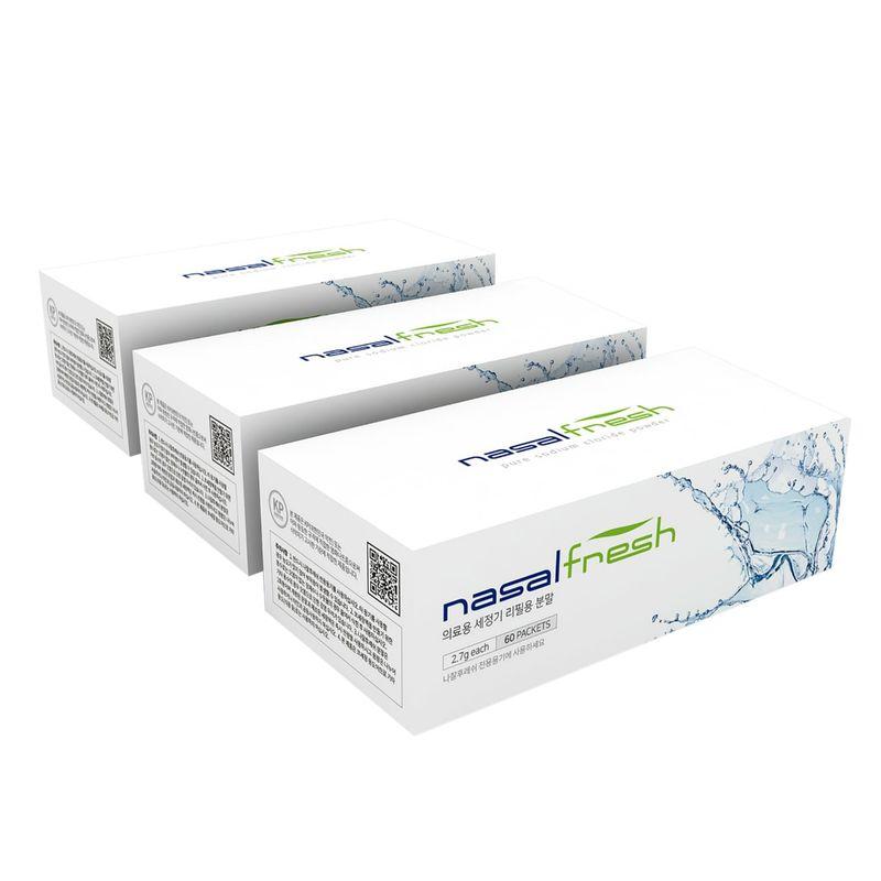 Nasalfresh Rinse 2.7g x 60ct x 3