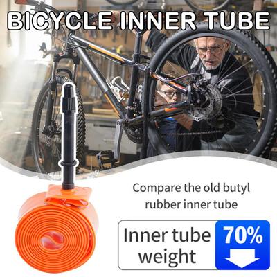 Сверхлегкая велосипедная камера из ТПУ 700C 18-28 Дорожный MTB Велосипедная покрышка 45/65/85 мм Длина Французский клапан Инструменты для ремонта шин