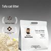 Кошачий наполнитель Boca Pure Tofu - Для дома, Без пыли, Сильная дезодорирующая способность, Антибактериальный, Мгновенное комкование, Оригинальный вкус