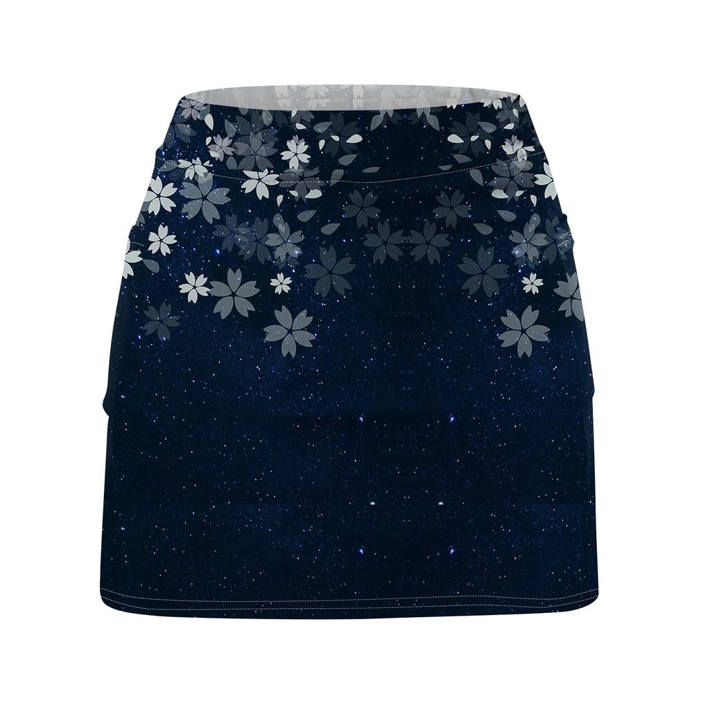 Женские эластичные брюки для йоги, спортивные шорты с принтом, легкая юбка с высокой талией и карманами