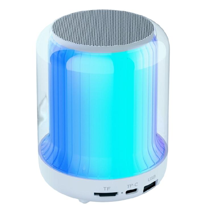 Портативная беспроводная Bluetooth-совместимая колонка Мини-плеер Цветная светодиодная подсветка