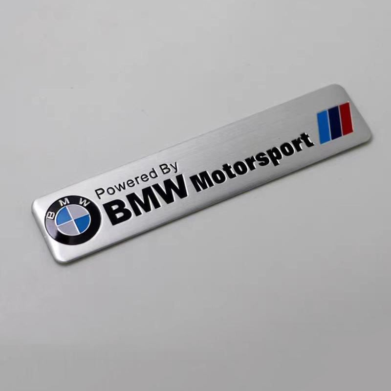BAD1 Car Styling Emblem Aluminum Alloy Car Fender Trunk Badge Stickers For Bmw M E90 E60 F30 F10 E39 E36 F20 G30 G20 E87 E92 E91 X1 5 KF5