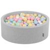 90x30cm/200 Balls Balls 7cm / 2.75in Baby Foam Ball Pit, Light Grey:pastel Blue/pyellow/white/mint/light Pink