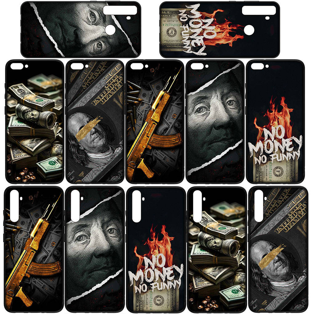 For Samsung Galaxy S24 S23 iPhone 16 15 14 Xiaomi Redmi Note 13 12 11 10 8 Plus 9 Pro Max X XR 14C Phone Case Money 100 Dollars Art OPPO Huawei Cover