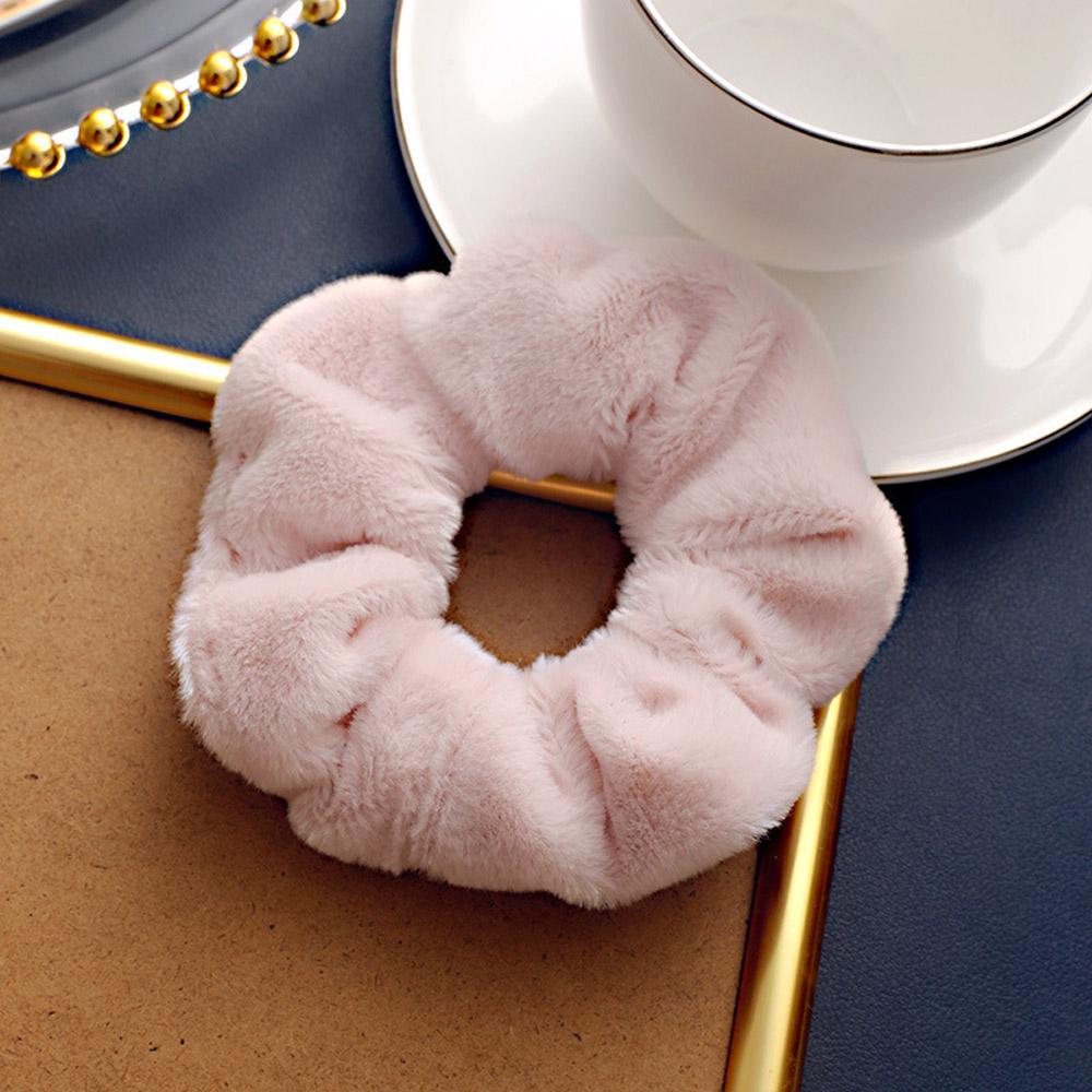 Меховые аксессуары для волос Резинка для волос Кольцо для волос Плюшевая резинка для волос Держатель для хвоста Веревка для волос