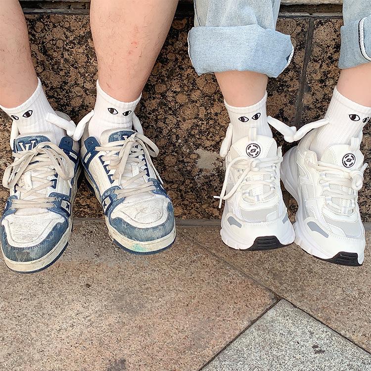 Забавные креативные магнитные носки с ручками, милые хлопковые дышащие удобные носки с героями мультфильмов для женщин и мужчин, носки