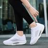 Кроссовки женские Tenis, амортизирующие кроссовки для ходьбы, дышащие кроссовки для бега в спортзале, женские, со шнуровкой, спортивная обувь на платформе Tenes Feminino