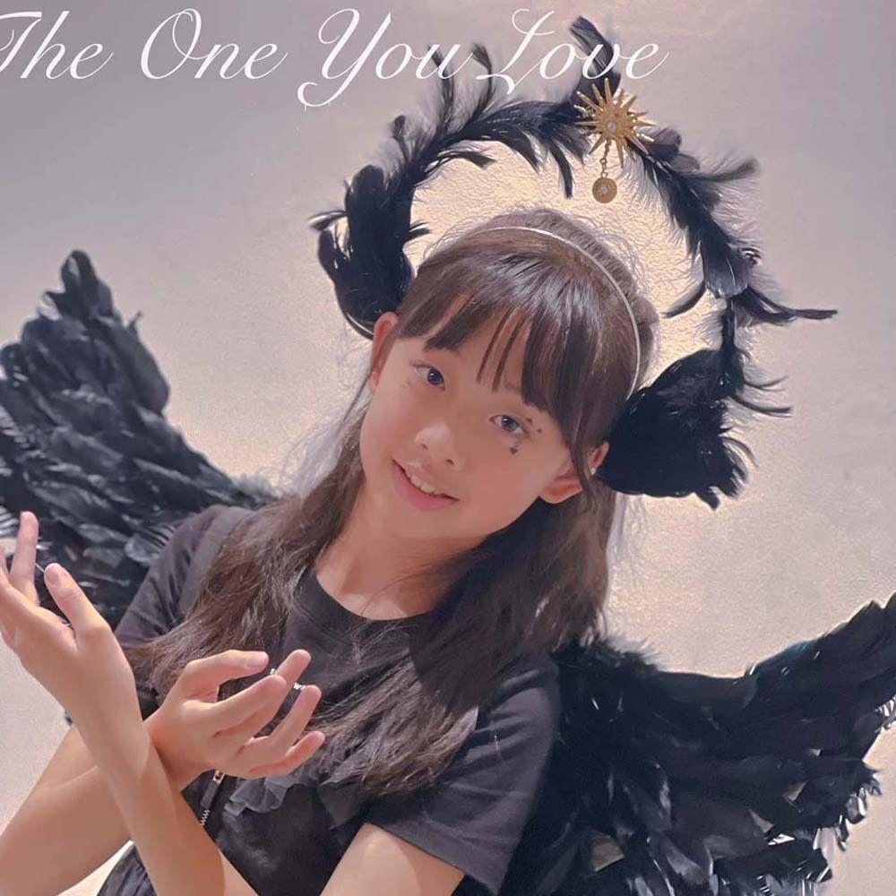 Повязка на голову "Звездное перо" Солнечная Лолита Заколки для волос Креативный обруч для волос "Крылья ангела" Вечеринка