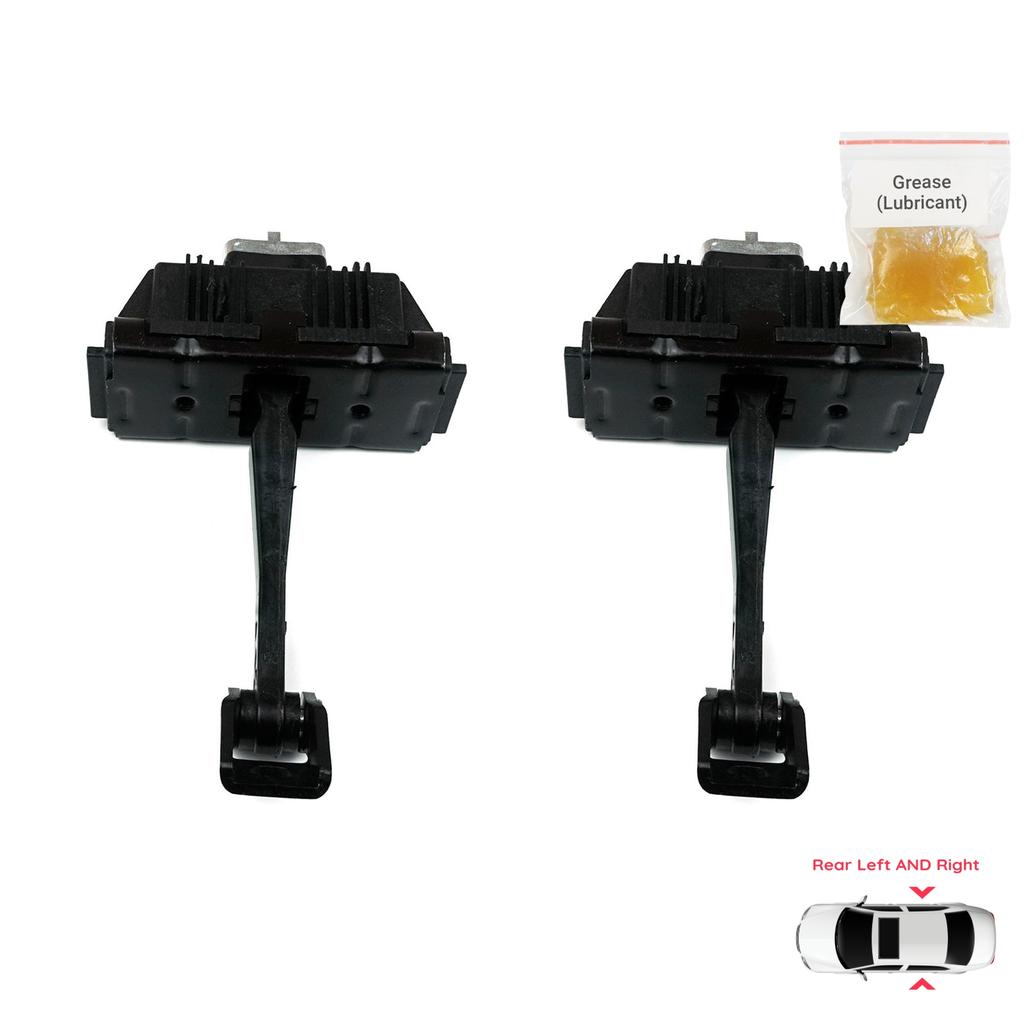 EDP1076-1 2 Pieces Rear Left AND Right Door Hinge Brake Stop Check Strap Limiter Protection Lever Arm for BMW X5 E53 1999-2006 5122840256