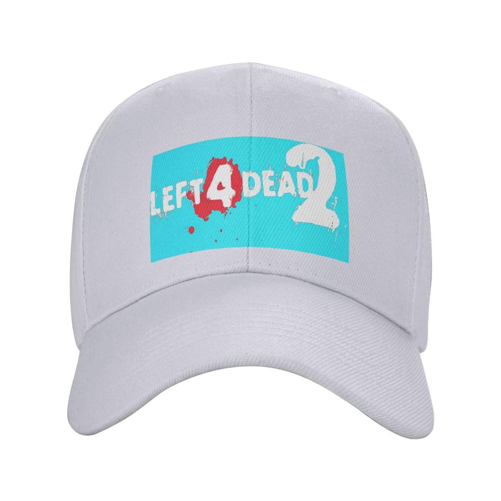 Кепки с принтом логотипа отряда Left 4 Dead 2 Модные головные уборы для мужчин и женщин Регулируемая кепка Хип-хоп Кепка-бейсболка Кепка