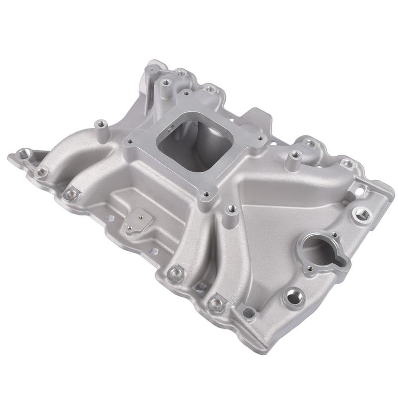 AP02 Single Plane Silver Aluminum LowRise Intake Manifold fFor Oldsmobile 400 425 455 R4150