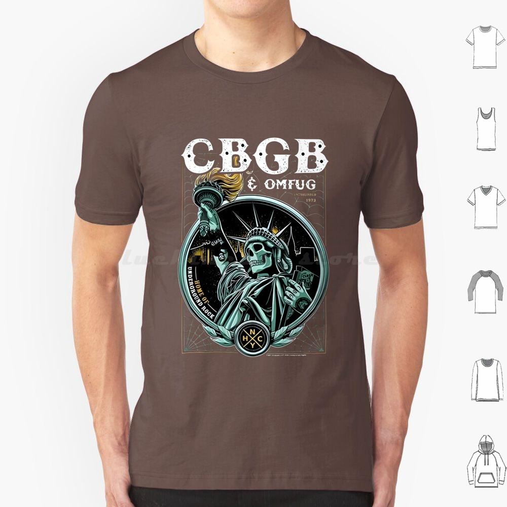 Cbgb Home Underground Rock T Shirt 6xl Cotton Cool Tee Home Music Club Cbgb Omfug Underground Punk Blues Bands Record Country