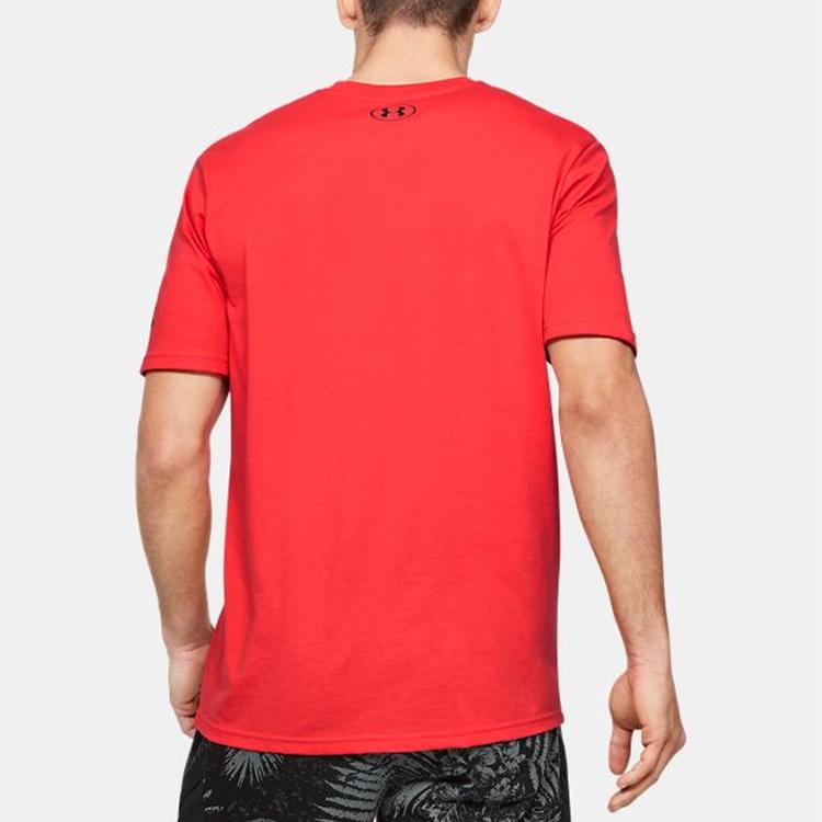 Under Armour Мужская футболка с короткими рукавами Project Rock Bull Graphic Sportstyle Mesa-Red 1351582-608