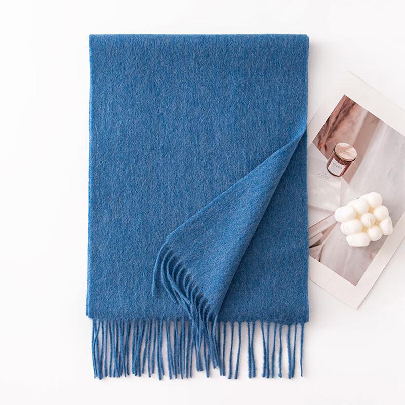 DayApril Women's Pure Wool Tassel Scarf
