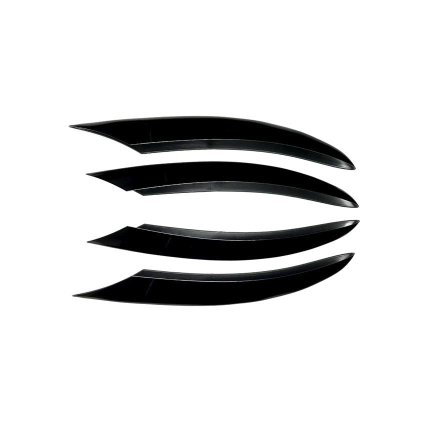 Передний бампер Canards Fin Splitter Противотуманная фара Накладка для Mercedes Benz W205 C Class C200 C260 - Автомобиль