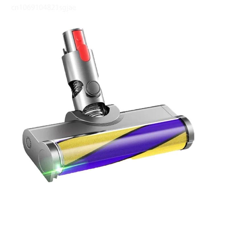 Лазерная щетка для пола для Dyson V11 V15 V10 V8 V7 V10 Slim V12 G5 Лазерная мягкая насадка для всасывания Аксессуары для светодиодной щетки для пола