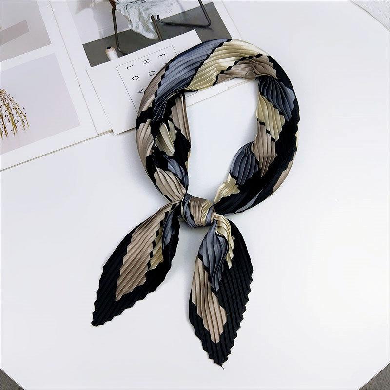 Модный декоративный шарф, повязка для волос, резинка для волос 70, маленький квадратный шарф, шелковый шарф, женский весенне-осенний универсальный маленький шарф, профессиональный шарф