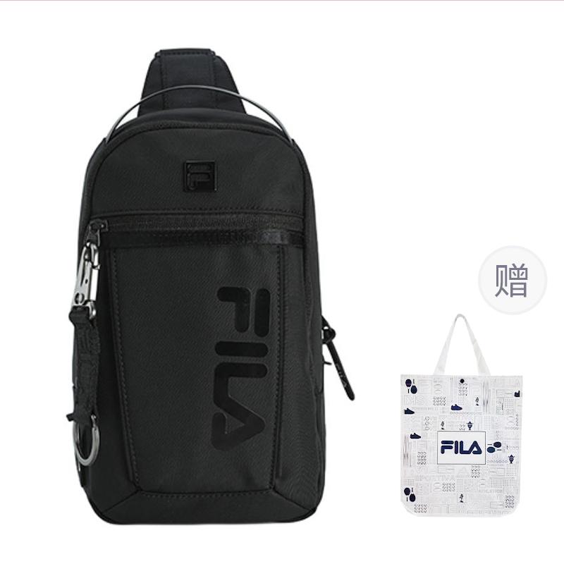 FILA Fitness Fabric Sling Bag Men's Black A13M511102FBK