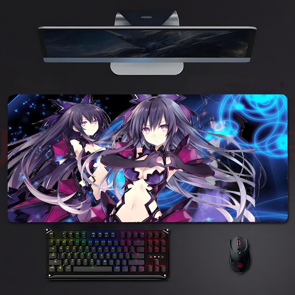 Cute Fun Anime Ddate A Live Mouse Pad Large Gaming Mousepad With Stitched Edges Thickened Desk Mat Pc