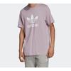 Adidas Мужские спортивные футболки с логотипом Originals Trefoil, светло-розовые, фиолетово-серые, ED4714