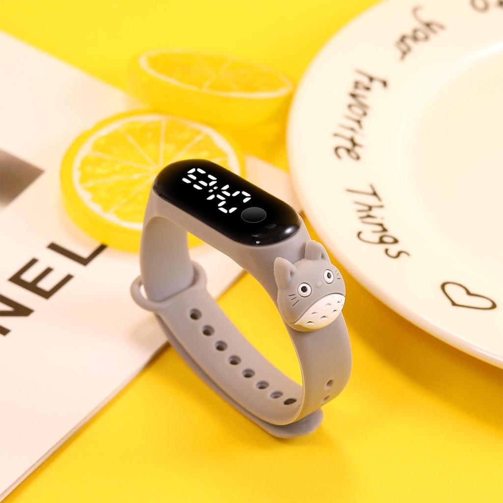 Superman LED Cartoon Doll Student Trend Waterproof Electronic Watch