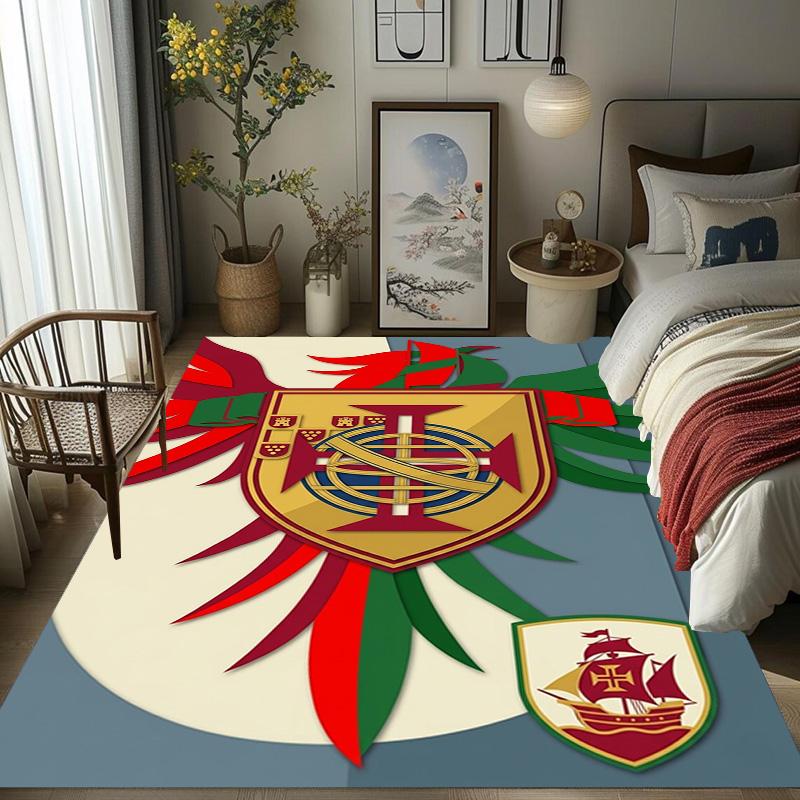 Heritage Royal Emblem carpet printing Living room and bedroom mats Doormat Office chair cushion Bathroom mat
