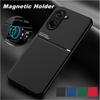 Rugged Non-Slip Protective Case for OnePlus Nord CE 5 CE5 5G Cover Built-in Magnetic Suction Holder Coque Fundas Capa