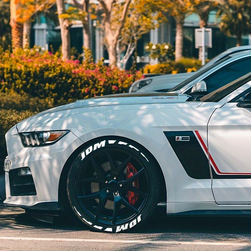 Наклейки на шины для автомобиля и мотоцикла, наклейки с буквами для шин, английские буквы, 3D-наклейки